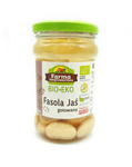 Gluten-free cooked jas beans bio 300 g (175 g) (jar) - Swietokrzyska Farma