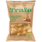 Organic Cream & Onion Potato Chips 125 g – Trafo