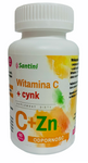 Vitamin C + Zinc food supplement 60 tablets – Santini
