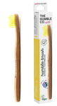 Children's Bamboo Toothbrush, Ultra Soft, Yellow, 14.5 cm – The Humble